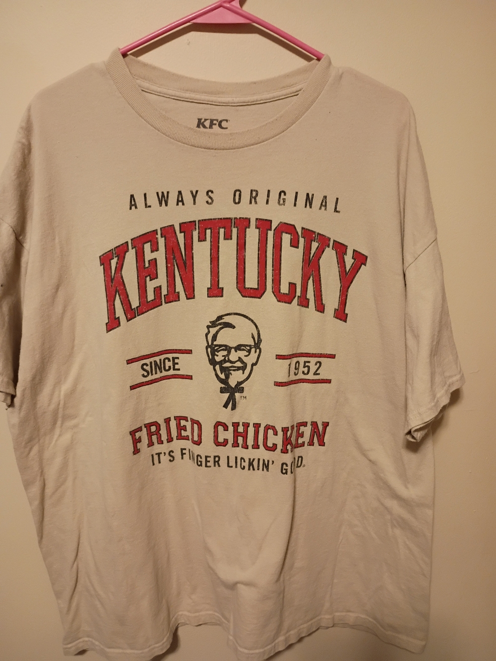 Kentucky Fried Chicken Graphic Tee - White with Red Print